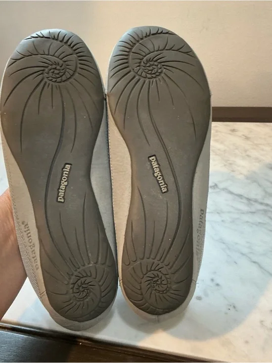🤎 Patagonia Women’s Light Gray Maha Breathe Ballet Flats - Size 8 - Picture 3 of 9